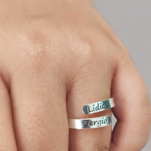 Anillo Dual Personalizado - Imagen 1