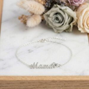 Pulsera Personalizada con Corazón e Inicial - Imagen 1